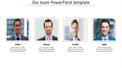 Elegant Our Team PowerPoint Template Presentation Design